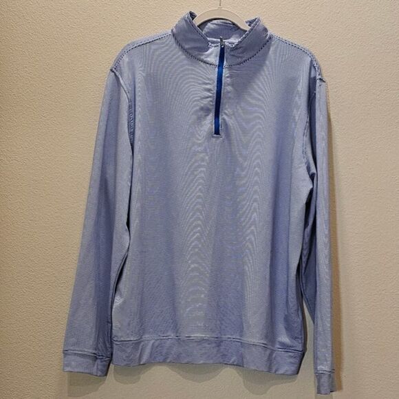 Magaschoni Men's Zip Striped Pullover Size XL - Picture 1 of 5